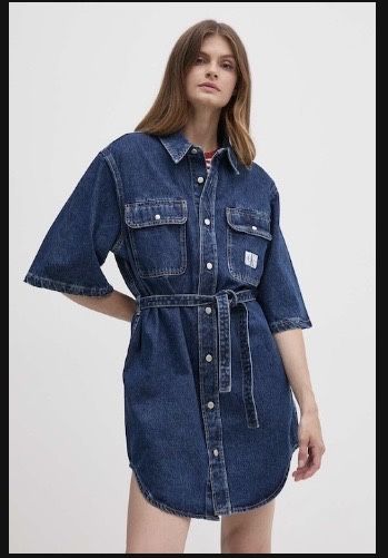 Джинсова сукня-рубашка Calvin Klein