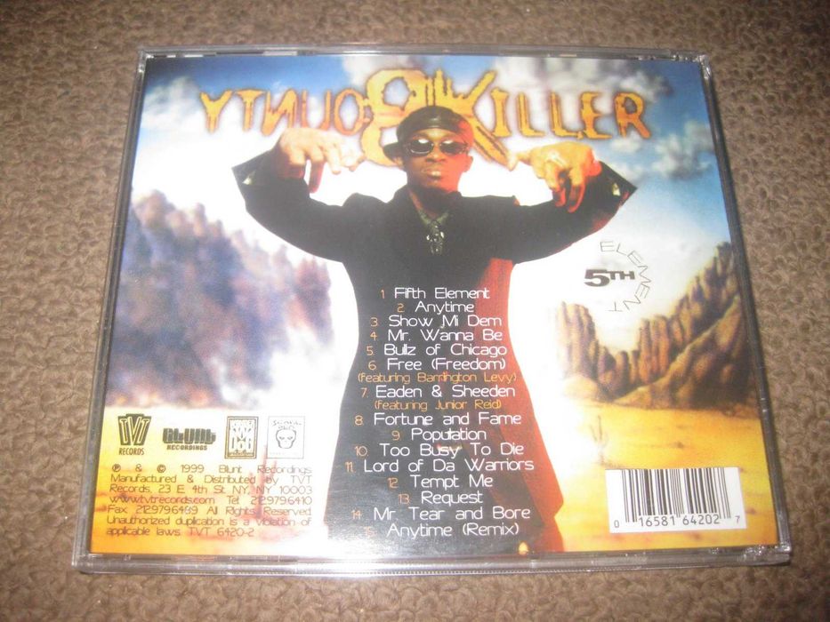 CD do Bounty Killer "5th Element" Portes Grátis!