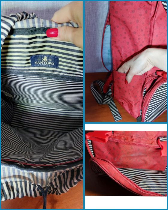 Ортопедический брендовый рюкзак, ранец Santoro Gorjuss. На 1-4 класс.