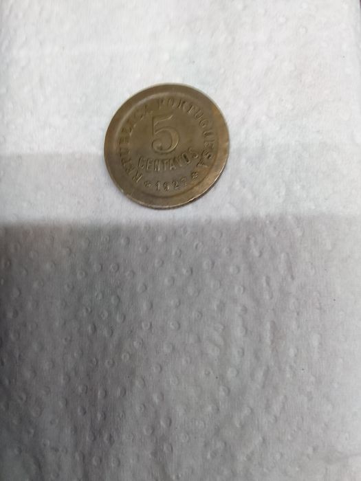 .Moeda Portuguesa de 5 centavos 1927