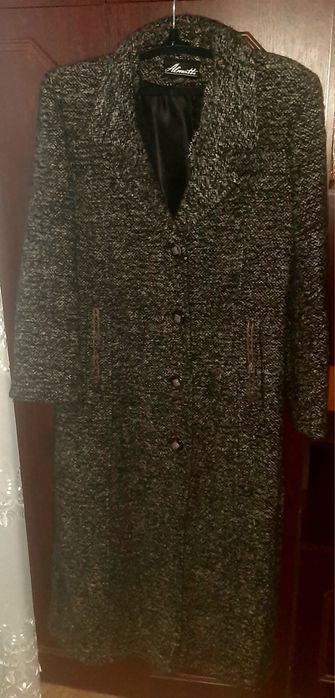 Женское зимнее пальто драповое