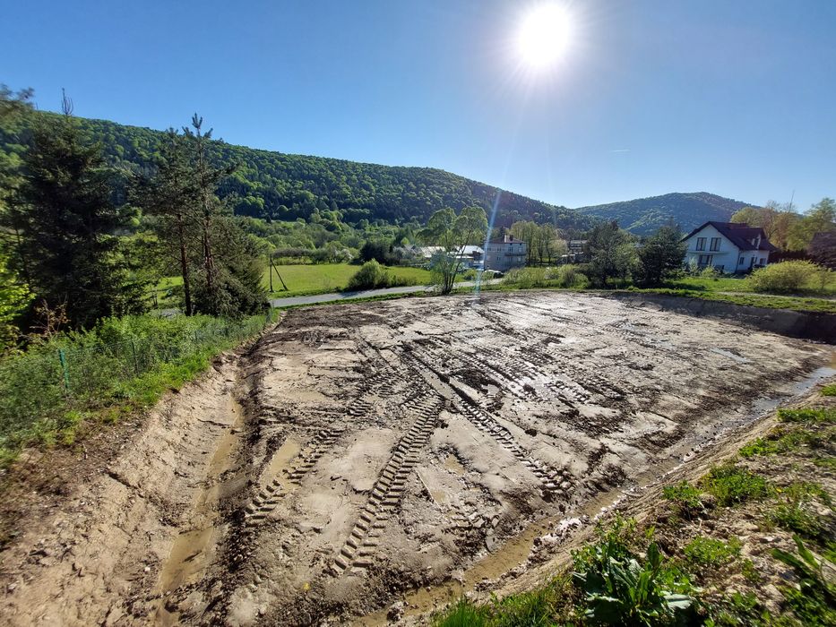 Działka budowlana Beskid Niski przygotowana pod budowę. - Widok 4