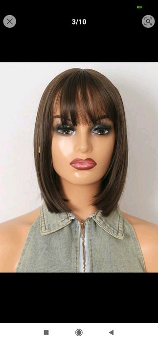 Ciemny bob nr.17 krótki