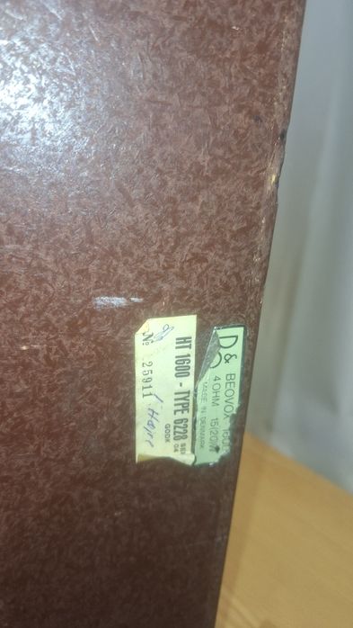 Акустика Bang & Olufsen Beovox 1600 1969р. Звук супер,  в оригіналі