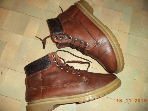 Ботинки Timberland Тимберленд, р.40, натур.кожа, мех