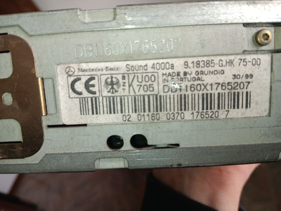 Radio mercedes benz sound 4000