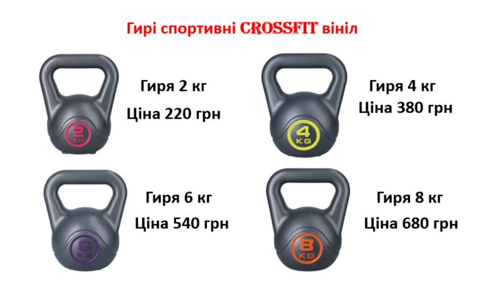 Гиря 12 кг вінілова спортивна нові Гирі Гири ( Усі ваги в наявності )