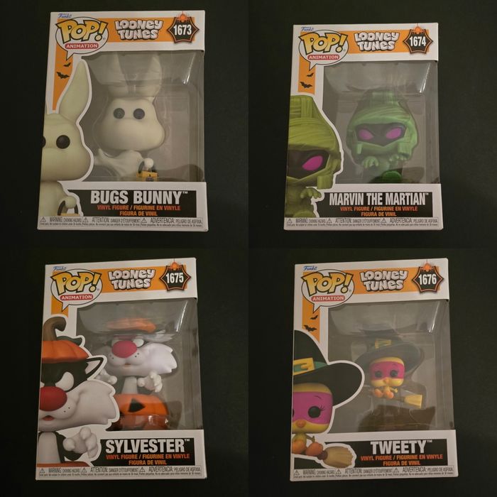 Funko pop Looney Tunes / Space Jam : Bugs Bunny Daffy Duck Sylvester
