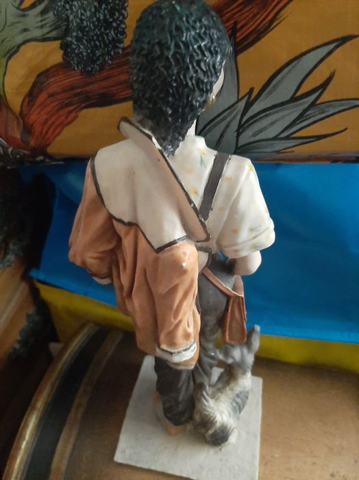 Estatueta Vintage feita à mão Arte Nova