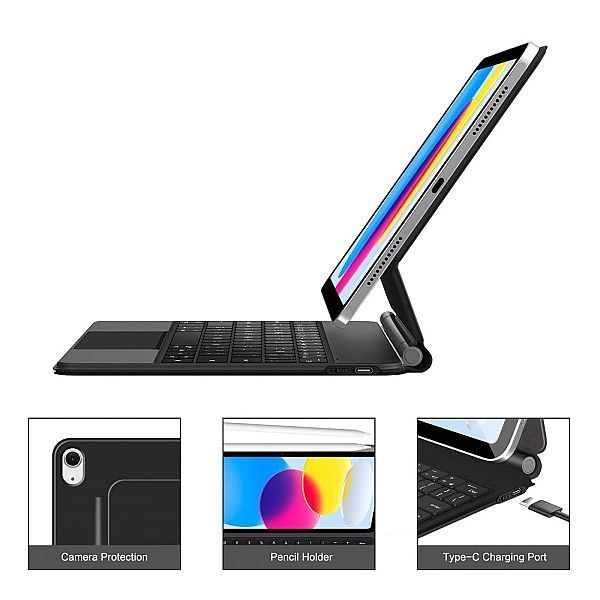 Tech-Protect Smartcase Magnetic + Keyboard Ipad 10.9" 10 / 2022 / 11"
