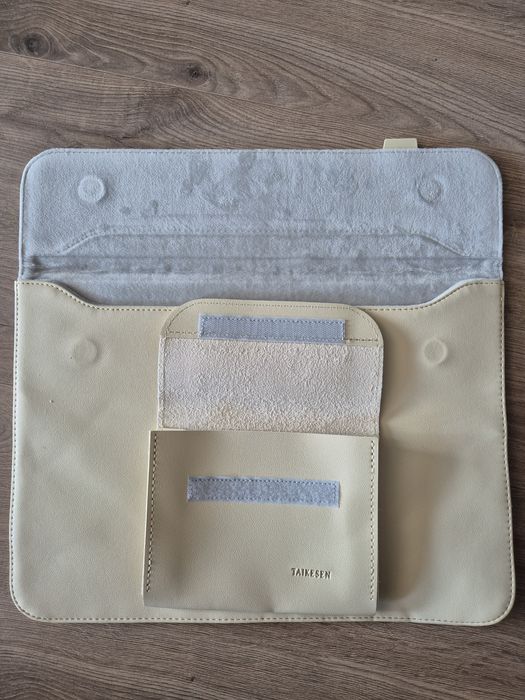 Чехол экокожа для ноутбука 15.6-16 дюймов + кейс для аксессуаров