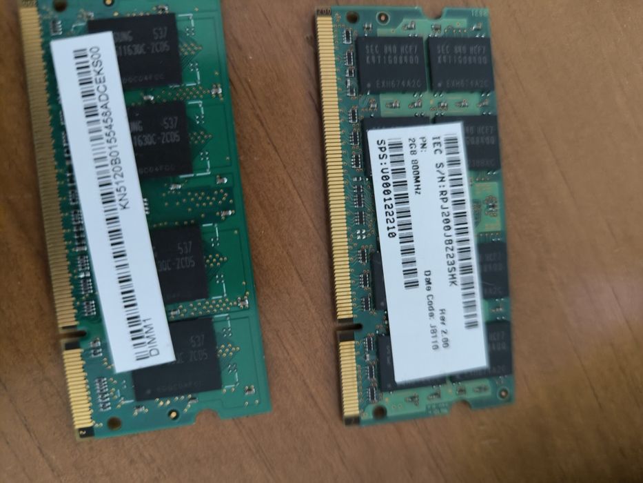 Memoria Portatil  PC6400 / DDR2 66664343244645634122