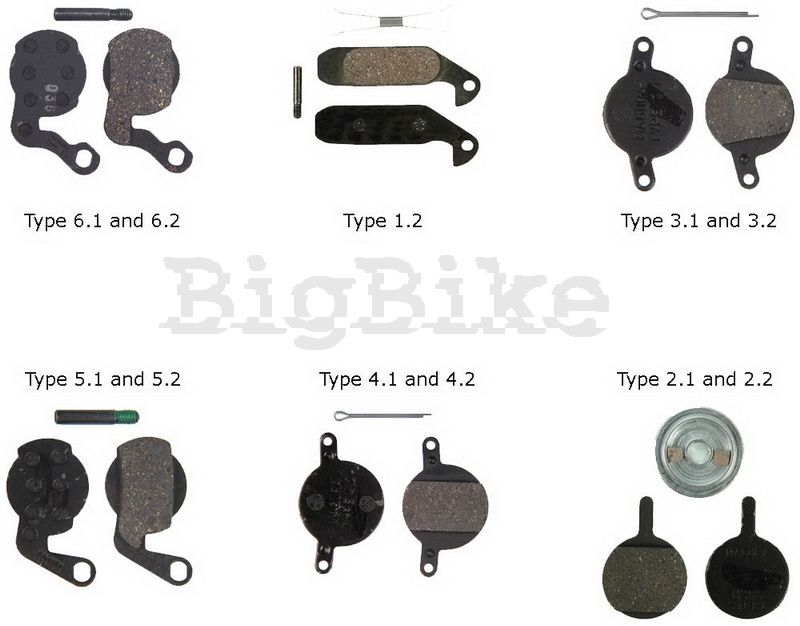 Колодки для всіх моделей дискових гальм: Shimano, Avid, Sram та ін.