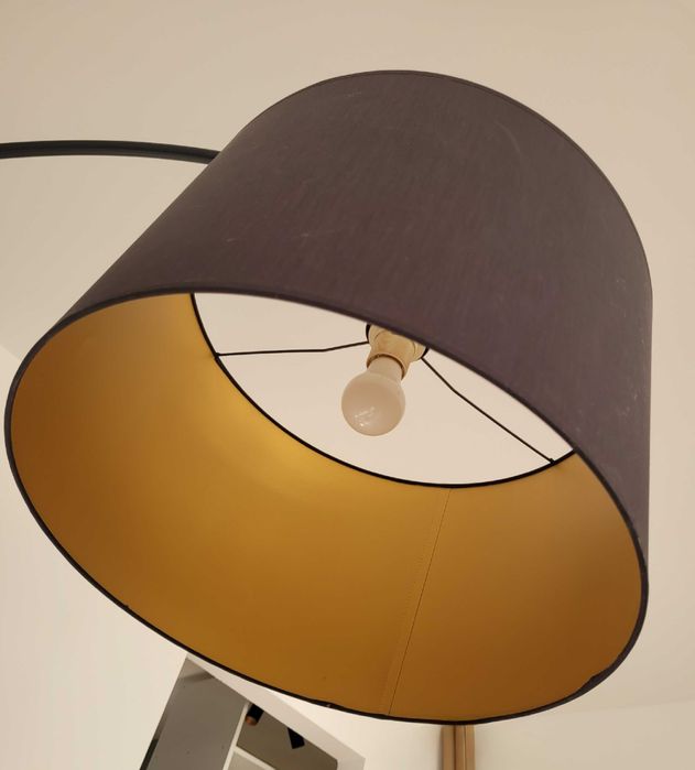 Lampa wędka czarna