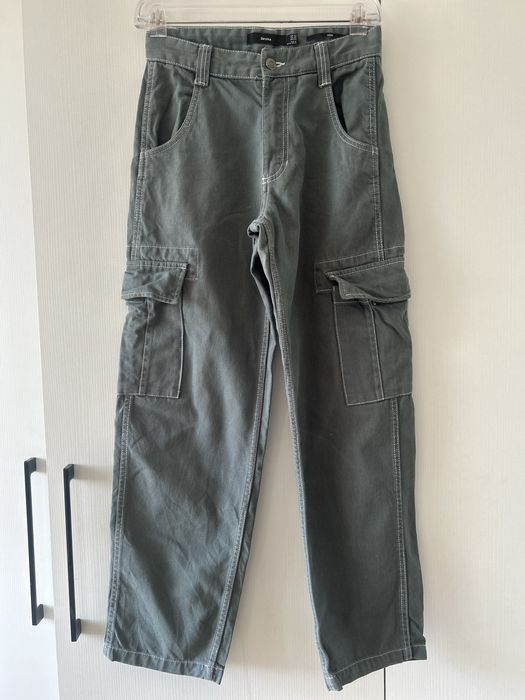Spodnie Bershka XS spodnie cargo bojówki