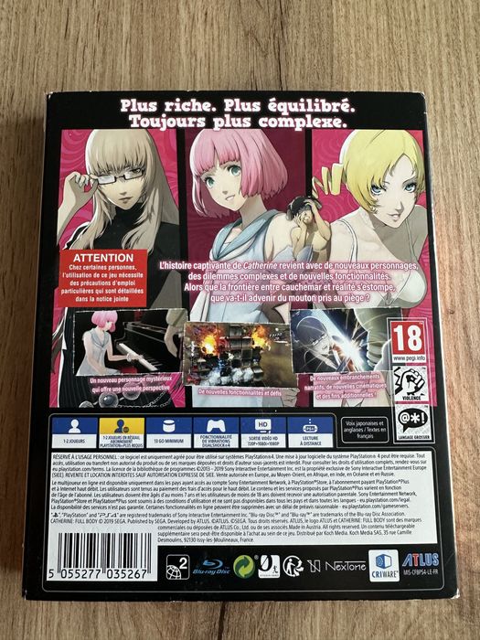 Catherine Full Body Stellbook PlayStation 4