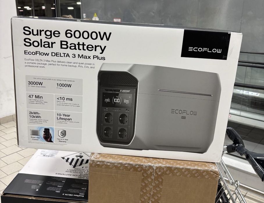 Зарядна станція EcoFlow DELTA 3 Max plus (європейка)