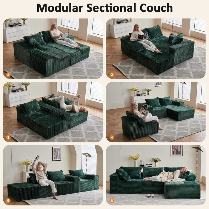 Nowa modułowa sofa / kanapa / łóżko / Vamcheer / 274CM !R189!