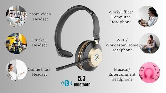 Бездротова гарнітура Earbay Bluetooth з мікрофоном,