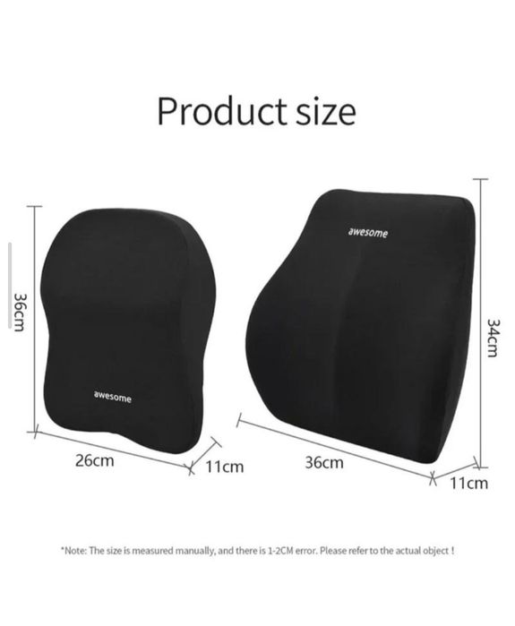 Авто подушки під голову, спину в машину. Підголовник. Поперекова ортоп