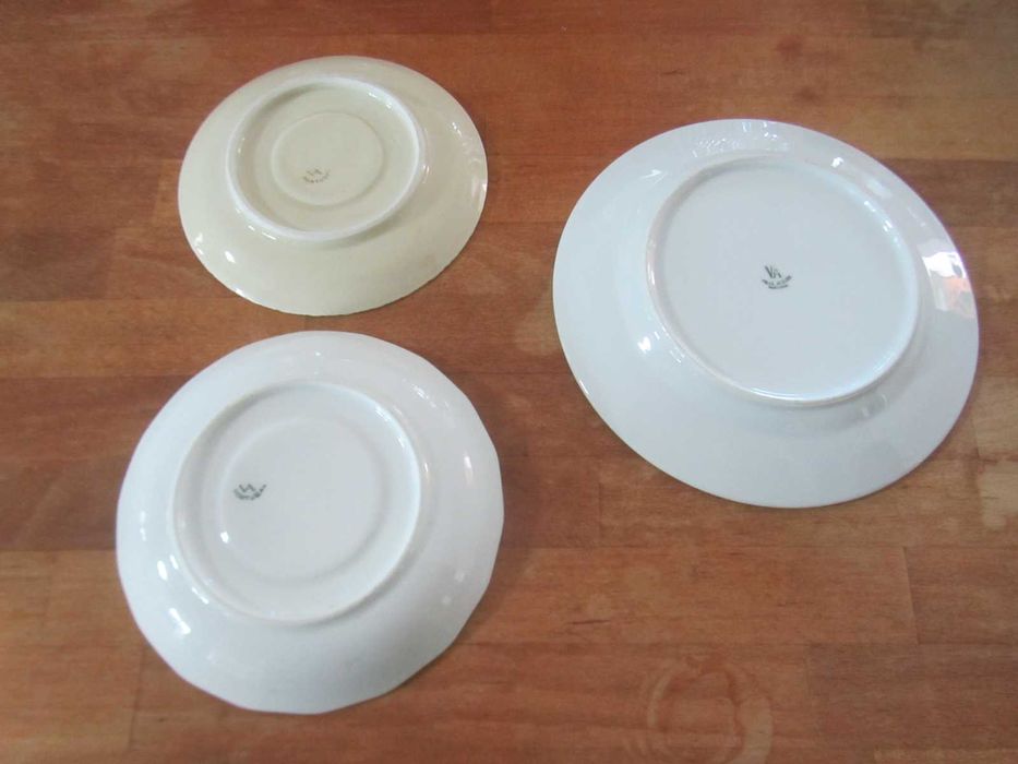 8 pratos antigos sacavém + vista alegre