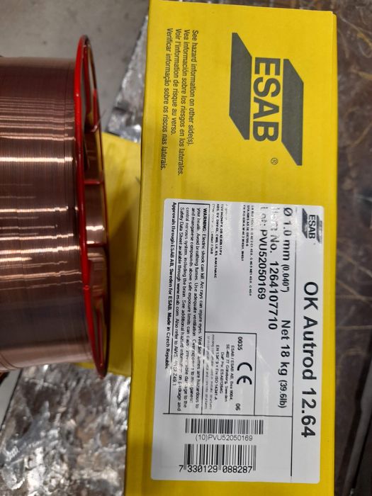 Сварочная проволока 1 мм,18 кг.