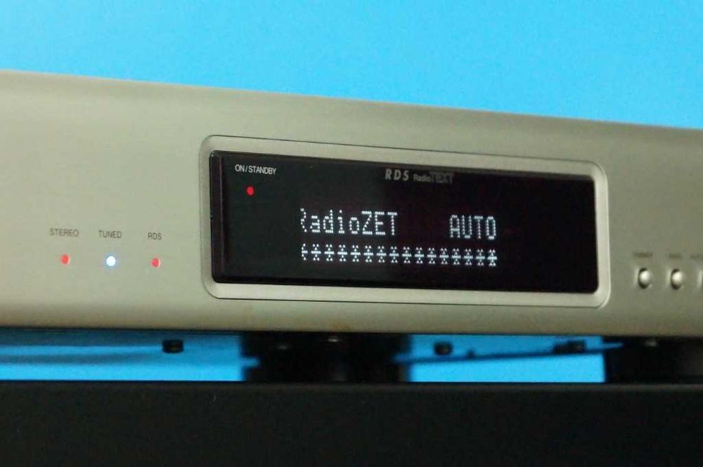 Tuner radiowy FM Denon TU-1500 AE srebrny piękny stan okazja Gwarancja