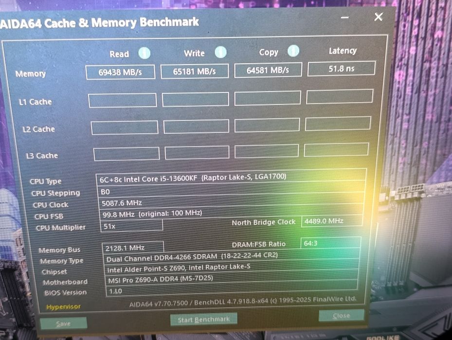 DDR4 Crucial Ballistics 16GB (2x8GB) 4266Mhz OC 3200Mhz XMP