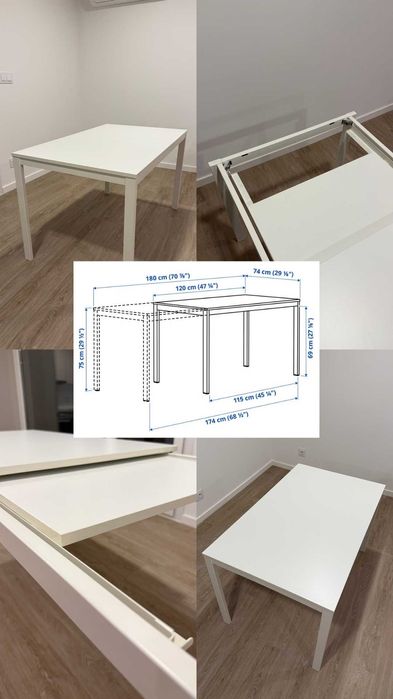 Mesa extensível VIHALS - IKEA