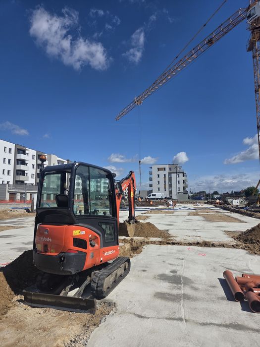 MINIKOPARKA młot Oława  Jelcz Usługi minikoparki mini ładowarka bobcat