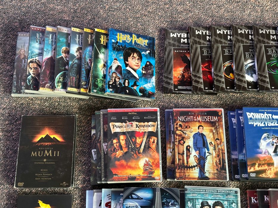 Kolekcja filmów - filmy, DVD, serie, trylogie, blue ray