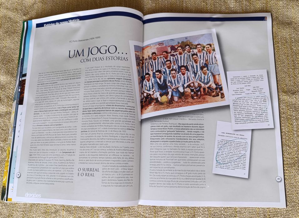 Revista Futebol Dragões Marcha Triunfal - Especial Quaresma e B. Alves