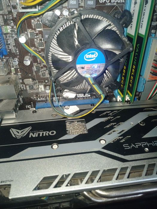 Игровой ПК! с монитором RX 570/i5/8DDR3/SSD120