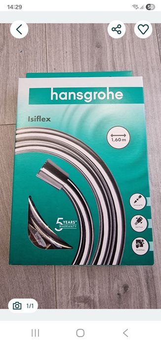 Wąż do słuchawki hansgrohe isiflex