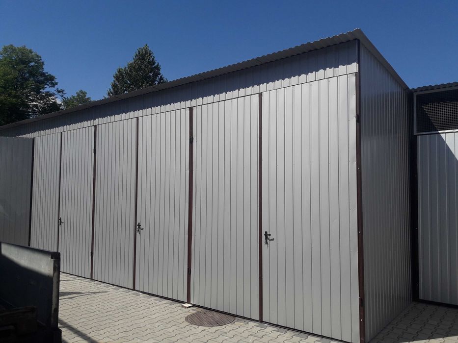 Garaż blaszany 7x6 - Hala -Garaże Blaszane -Wiata -Magazyn -GRZYWSTAL
