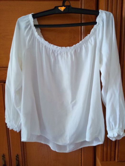 Bluzka biała hiszpanka