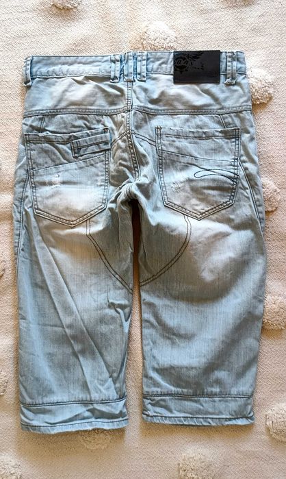 Popper's jeansowe spodenki męskie bermudy rozm. 30 pas 80cm