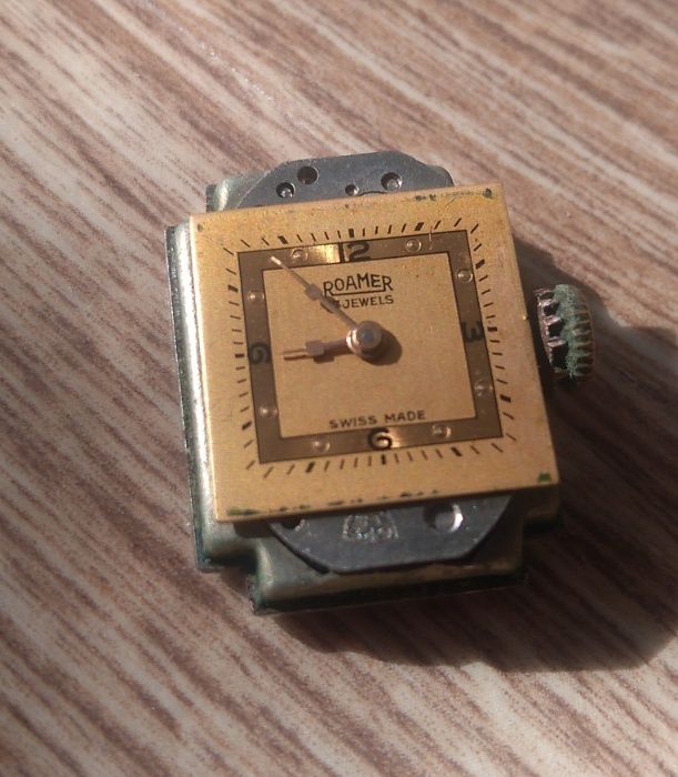 Vintage stary zegarek mechaniczny Roamer lata 50, damka