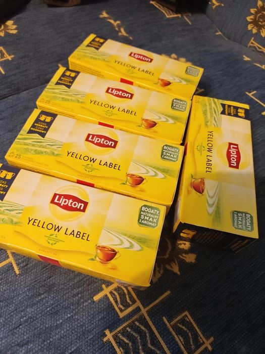 5 opakowań herbaty Lipton