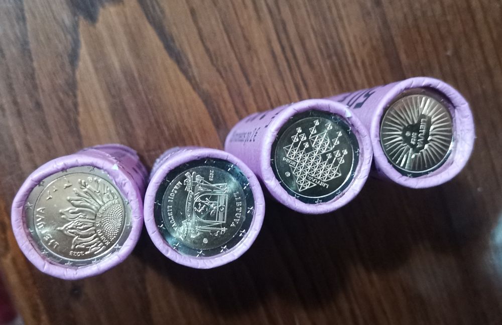 Moedas em rolo de 2 € da Lituânia