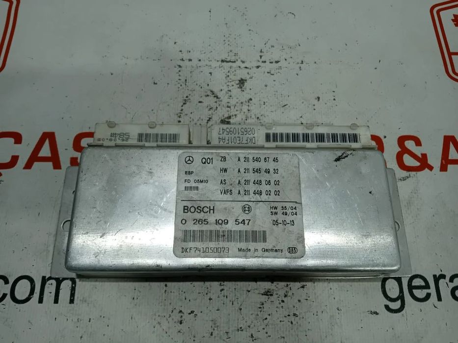 Centralina Mercedes Class E W211 0265109547 Original
