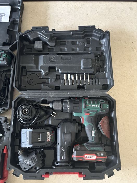 Conjunto 4 maquinas Parkside