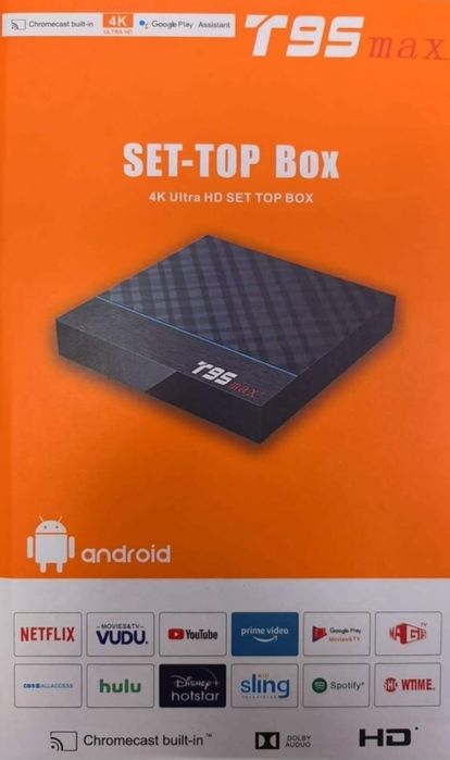 T95 Max Android TV Box 4K – multimedialna przystawka TV