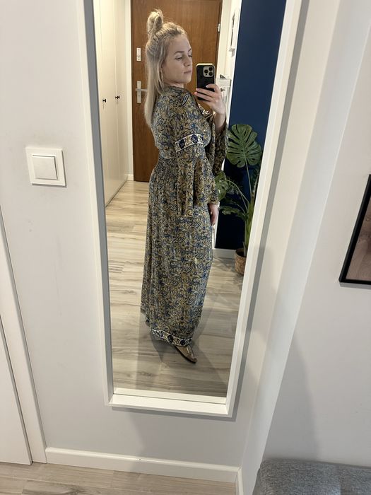 Komplet jedwabny nowy