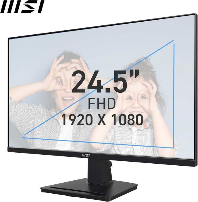 msi PRO MP252 24,5-calowy monitor biurowy Full HD, panel IPS 1920x1080