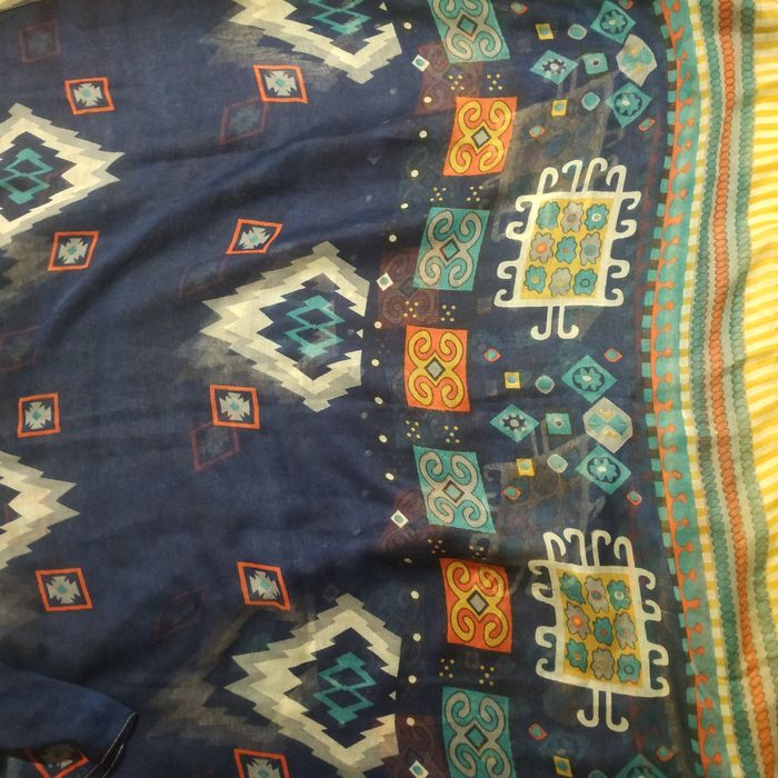 Платок с узорами