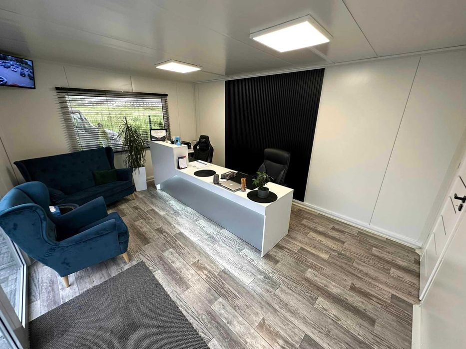 Pawilon z płyty warstwowej sklep magazyn butelkomat Garaż Kiosk