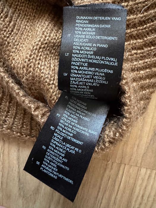 Sweter sweterek brązowy H&M S