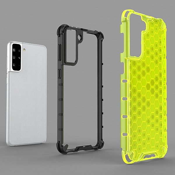 Honeycomb etui pancerny pokrowiec z żelową ramką Samsung Galaxy S21+ 5