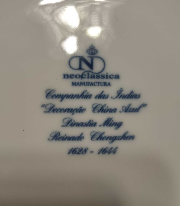 Vaso de Cerâmica Neoclássica Manufactura